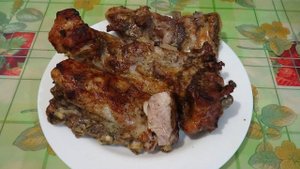 Свиные ребрышки запеченные в пиве