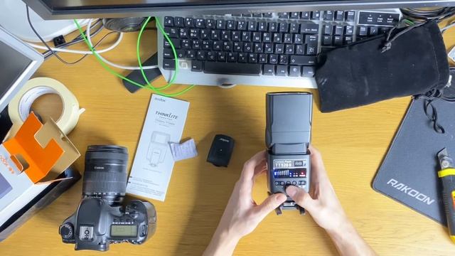 Краткий обзор фотовспышки godox TT520II. Сразу после распаковки. смотреть онлайн