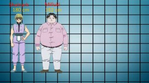 Hunter x Hunter characters size comparison !