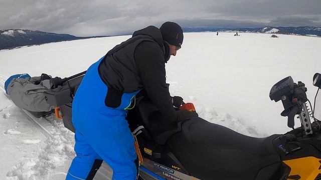 How To Set Up Your Snowmobile For Ice Fishing -  Mods for Safety and Efficiency While on The Ice
