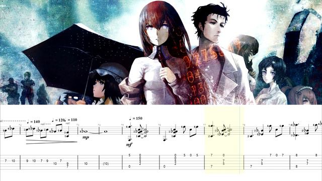 ~Gate of Steiner ~Piano~ - Steins;Gate~ Fingerstyle Guitar Tab смотреть онлайн