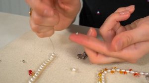 Как сделать бусы с жемчугом