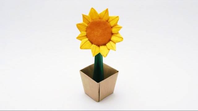 ORIGAMI SUNFLOWER 🌻 (Jo Nakashima) смотреть онлайн