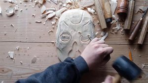 как сделать деревянную маску