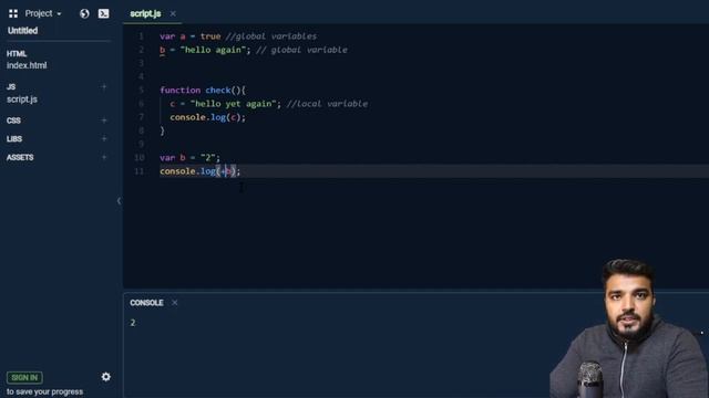 Introduction To Javascript - Data Types & Variables IV (Urdu/Hindi)