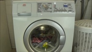 Alarm / error: EF0 - AEG Electrolux lavamat 64857 L - Washing machine, lavadora test example #219