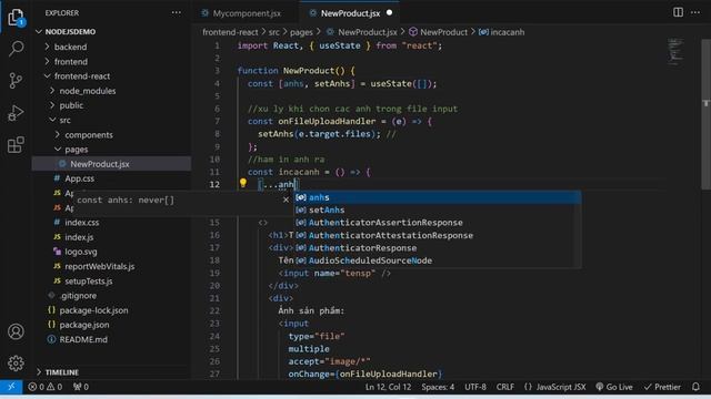 React JS Hướng dẫn upload nhiều ảnh và preview ảnh смотреть онлайн