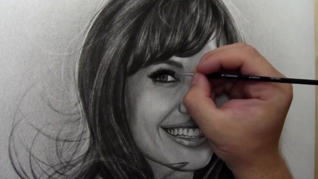 КАК НАРИСОВАТЬ ДЕВУШКУ ПОЭТАПНО. УРОК - 6 СУХАЯ КИСТЬ смотреть онлайн