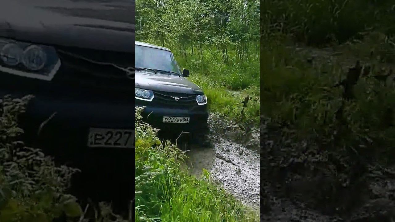 Новый УАЗ Патриот на бездорожье.