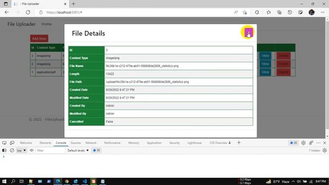 ASP.NET Core File Upload and Download Using Dot Net 6.0 | Code First | EF Core | MSSQL