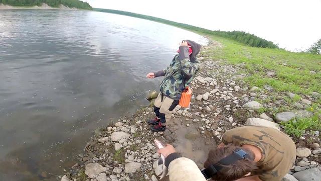 Рыбалка на хариуса часть третья. Водомётные приключения.