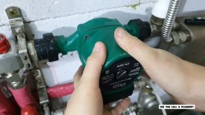 Как повернуть циркуляционный насос на системе отопления?