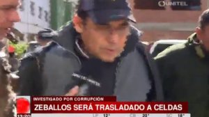 Trasladan a celdas policiales al ex general Zeballos por denuncia de corrupción