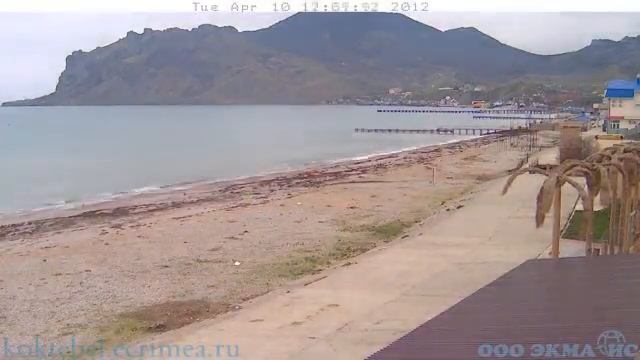 Веб камера 10 апреля 2012 на Набережной в Коктебеле смотреть онлайн