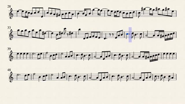 Beethoven Virus||Flute Sheet Music||Flute Cool смотреть онлайн