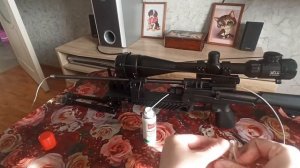 Простая чистка ствола в МР 555к мягким шомполом.