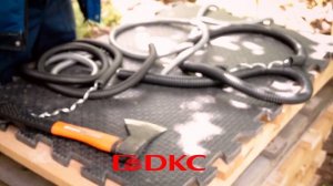 Металлорукав для прокладки кабеля | Тест металлорукава огнем