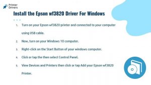 Epson WF 3820 Driver | Epson connect utility | Epson WF 3820 Software