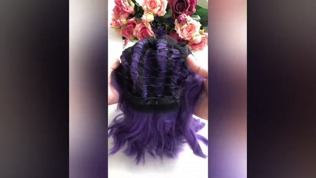 Фиолетовый парик от #COSYCODE смотреть онлайн