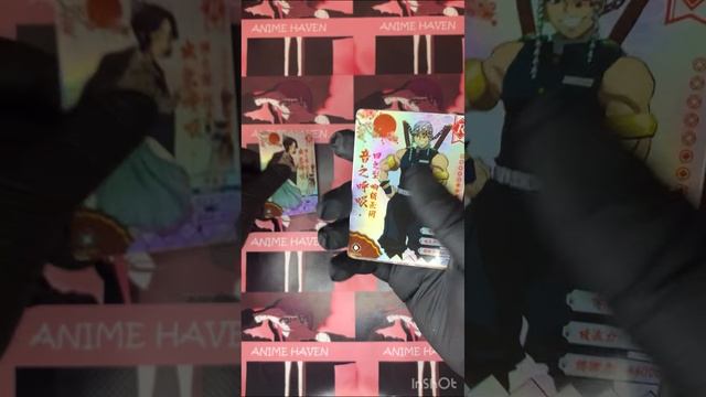 Распаковка коллекционных карточек по аниме "клинок рассекающий демонов" #аниме #demonslayer смотреть онлайн