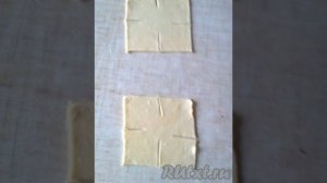 Слоёные пирожки с мясом из быстрого слоёного теста