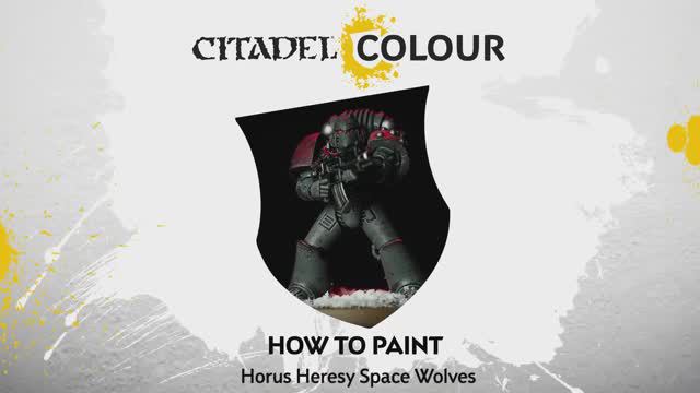 Warhammer 40000 How to Paint - Horus Heresy Space Wolves