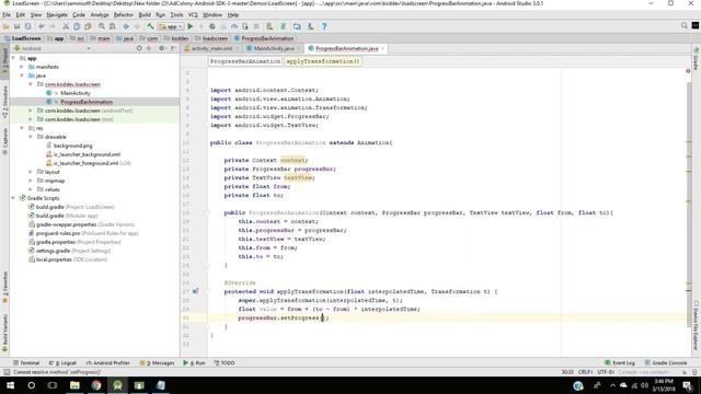 How to Create Loading Screen - Android Studio Tutorial смотреть онлайн
