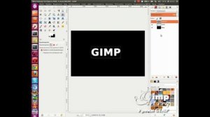 Как сделать шаблон водяного знака в GIMP
