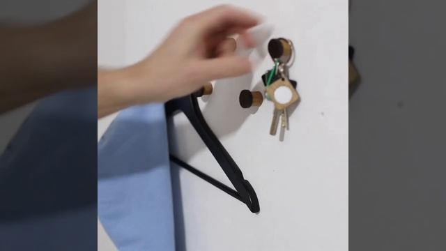 Настенные мини крючки из дерева для одежды. Крючок для сумок, поводка, плечиков. смотреть онлайн