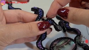 Колье из бисера "Звездное небо" Ч 2/Колье/Beaded necklace/Beaded corner/DIY necklace/Natali Amapola