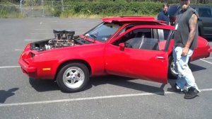 1978 chevy monza spyder v8 350 tunnel ram running