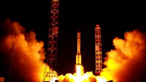 Ракетоноситель «Протон-М» со спутником «Электро-Л» №4 стартовал с космодрома Байконур