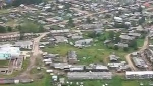 Карпогоры с высоты птичьего полета.