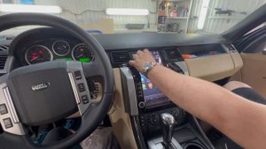 Магнитола в стиле Tesla для Range Rover Sport 2005-2009 на Android 10