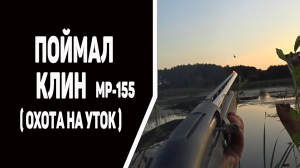 Охота на уток .  поймал клин ( мр 155 )