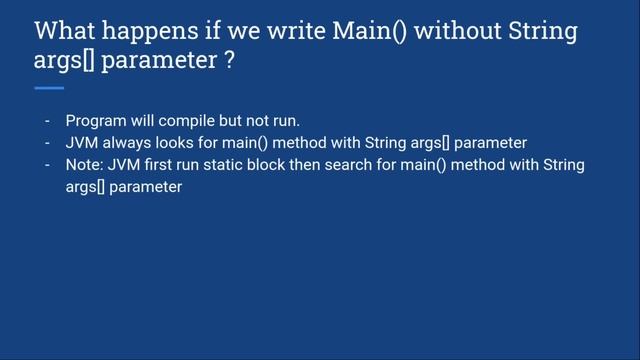 Everything you need to know about Java main method