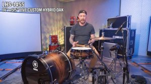 Yamaha Live Custom Hybrid Oak 14” x 5.5” Snare Drum