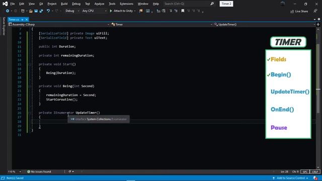 Simple Countdown Timer with Circular Progressbar [ Unity Tutorial ]