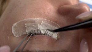 Наращивание ресниц 1,5Д | макро съемка | изгиб С