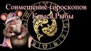 Совмещение гороскопов. Крыса рыбы