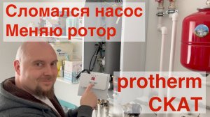 Protherm СКАТ сломался насос. Отремонтировал сам.