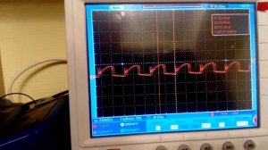 Наблюдение высокочастотного звона внутри импульса блокинг генератора
