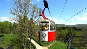 Канатная дорога в Кисловодске / Cable car in Kislovodsk (Russia)