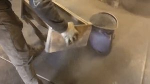 Покажу то, что всегда остаётся за кадром!! Абразивная обработка металла купершлаком?