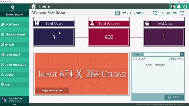 How to Create Wedding/Event Software l Modern Tkinter GUI (Python)