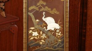 Габриэль Виардо, Подставка в японском стиле с букетом, 1888 г.