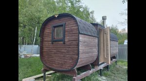Баня Квадро-бочка 6 метров