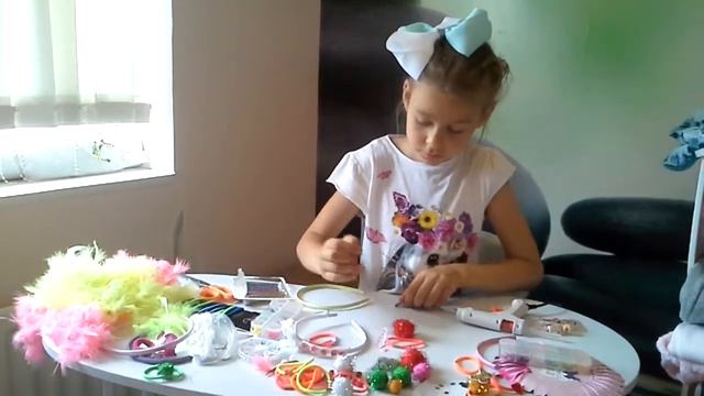 Как украсить заколки резинки и обручи. С дешевых в дорогие. смотреть онлайн