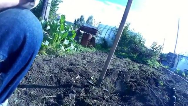 Электролопата  2 л.с. целина   И ЦЕЛАЯ СПИНА ( миникультиватор Хундай Т1500Е) подъём целины.