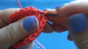 Игольница крючком из остатков пряжи